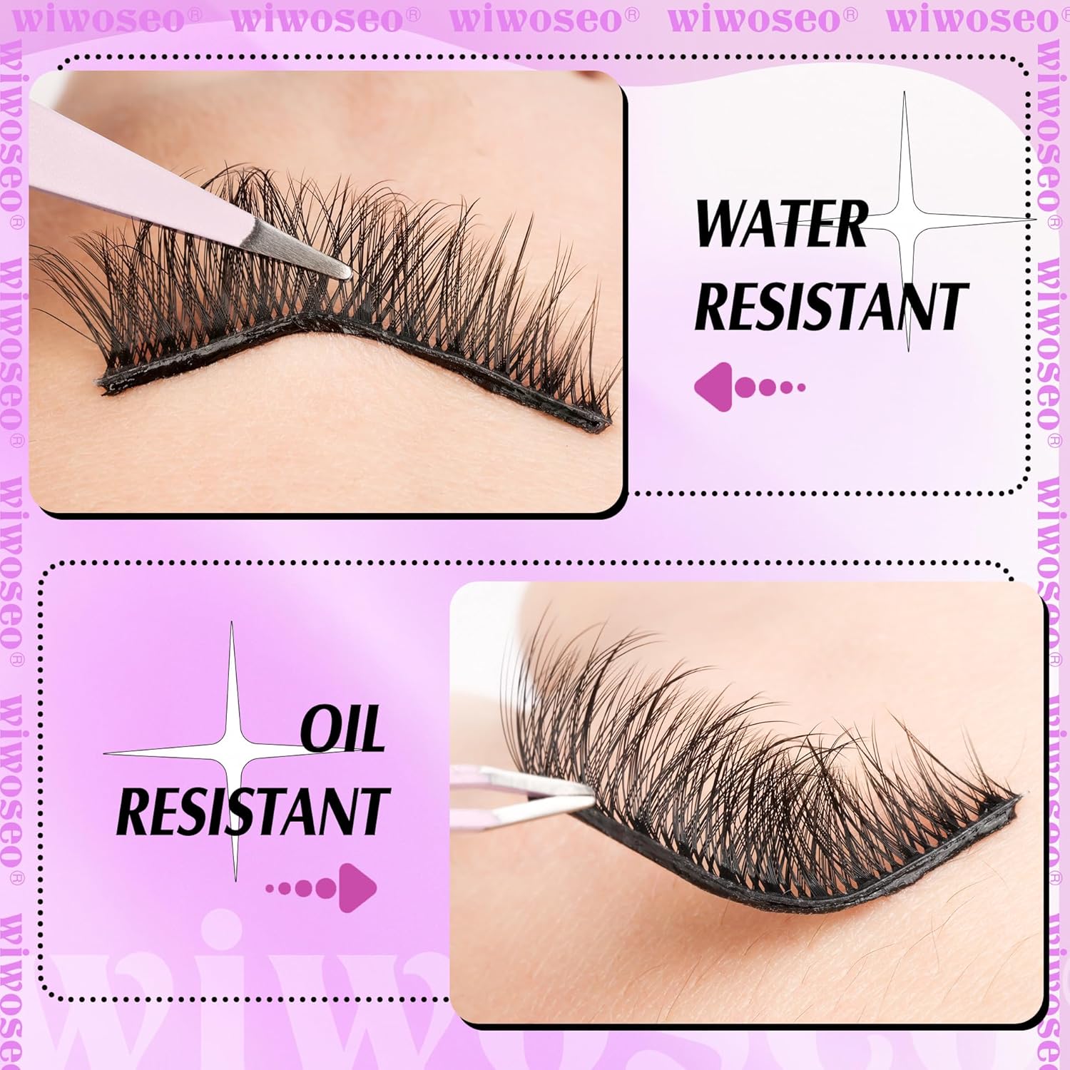 با مژه های پرزدار خود چسبنده ویسپی پرزدار Pingdu Sparkling Eyelash® ظاهری عالی داشته باشید.