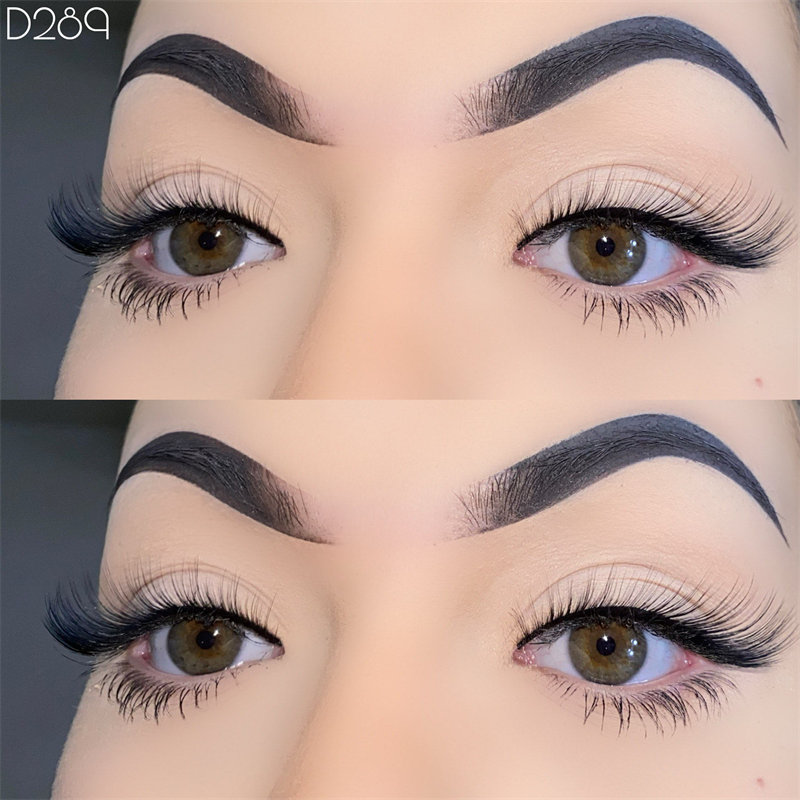 مژه های چشم فاکس مژه های مصنوعی Wispy با ظاهر طبیعی L Curl