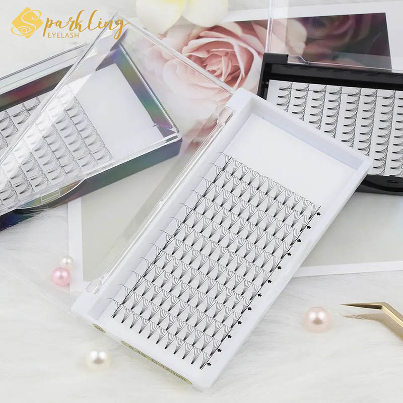 ست مژه فن دار پیش ساخته بدون زحمت