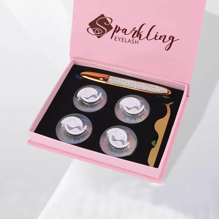 فروش عمده مژه مصنوعی Silk Faux Mink Self-Adhesive مژه فروشنده روسی نوار مژه